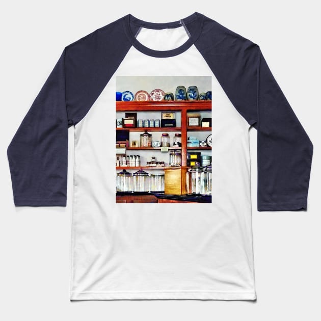Candy Store Opening Soon Baseball T-Shirt by SusanSavad